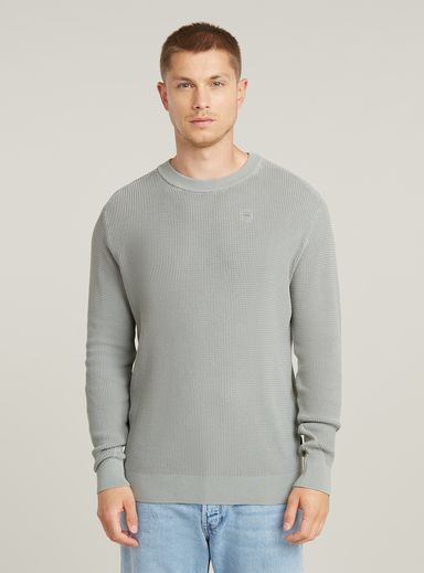 Serrated Knitted Sweater